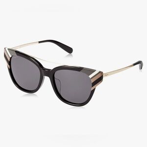 NEW Salvatore Ferragamo Semi Black Cat Eye Sunglasses SF882SA with Box